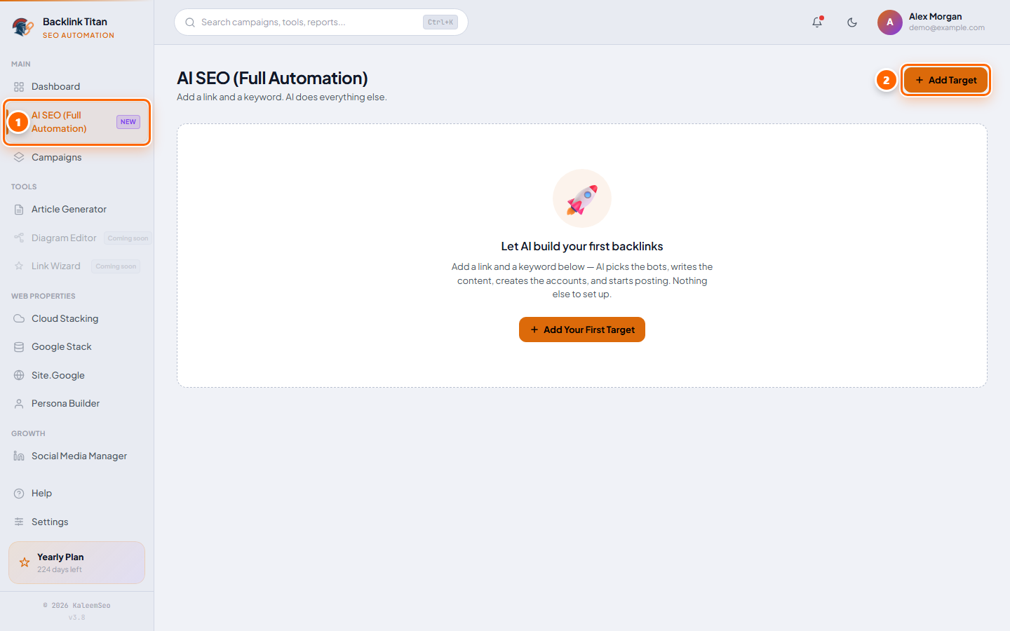 AI SEO page